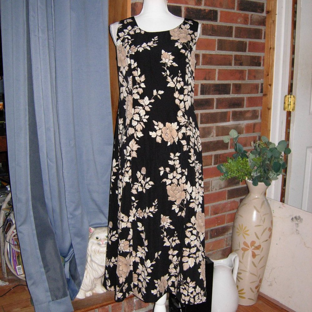 Studio I Floral Sheath Sleeveless Dress 8